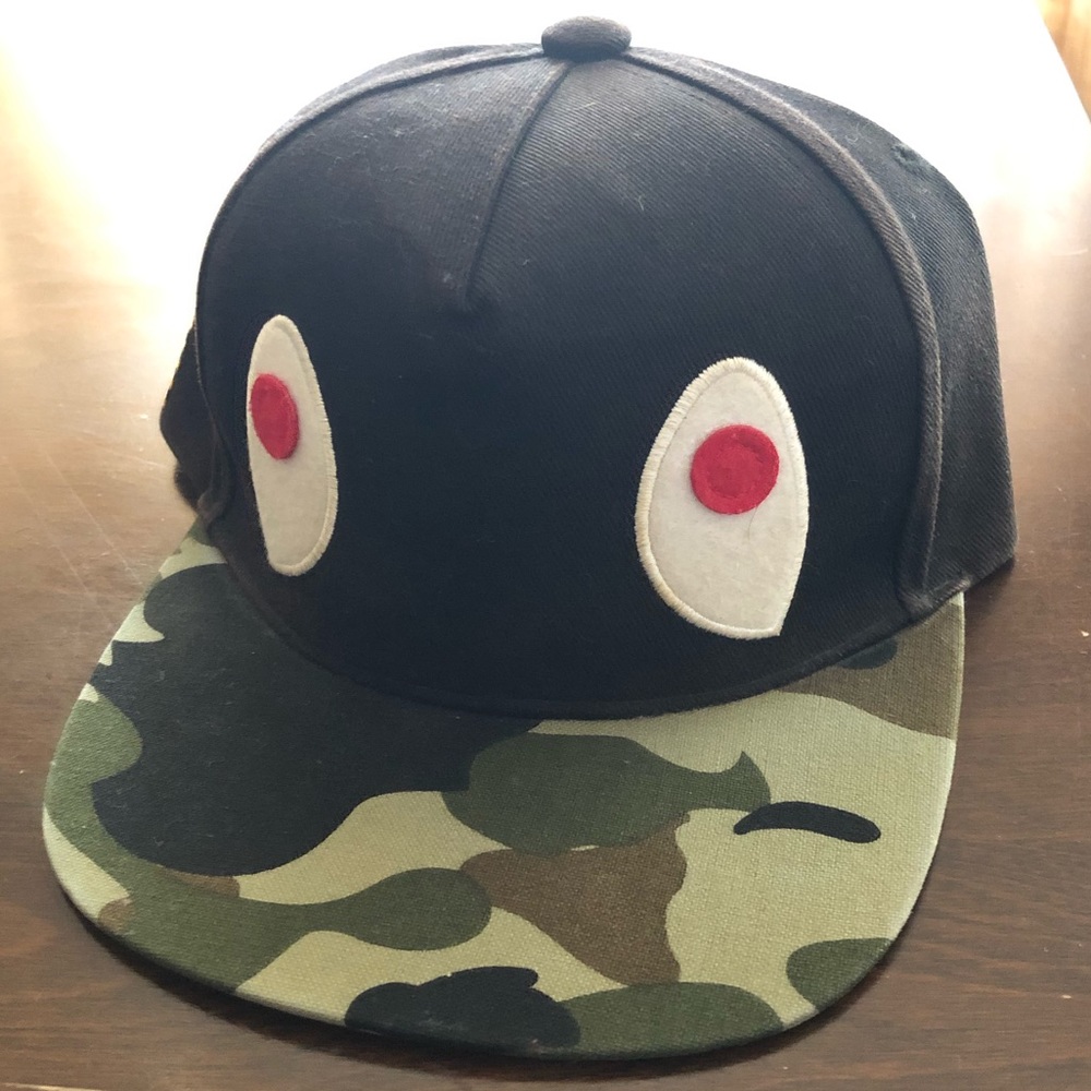 Bape Shark Snap Back Hat 100% Authentic - image 1